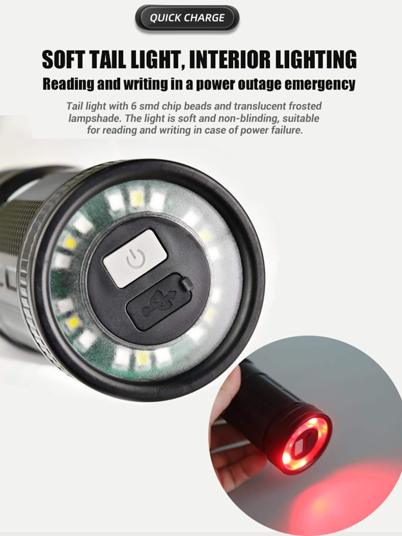 1800 Lumen Rechargeable LED Flashlight, Small and Extremely Bright Flash Light, Zoomable, Water Resistant, Adjustable Brightness for Camping, Running, Emergency 1800 Lumen Rechargeable LED Flashlight, Small and Extremely Bright Flash Light, Zoomable, Water Resistant, Adjustable Brightness for Camping, Running, Emergency